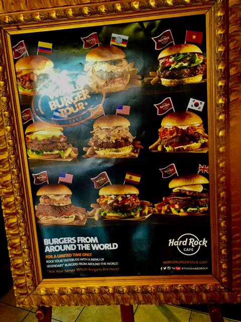 Burger Variation, Hardrock Cafe München