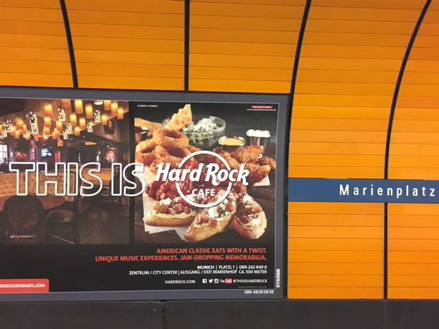 Marienplatz, Hardrock Cafe München